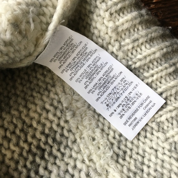 J. CREW Mohair Fuzzy Stripe Pullover Sweater XXS - Picture 3 of 5